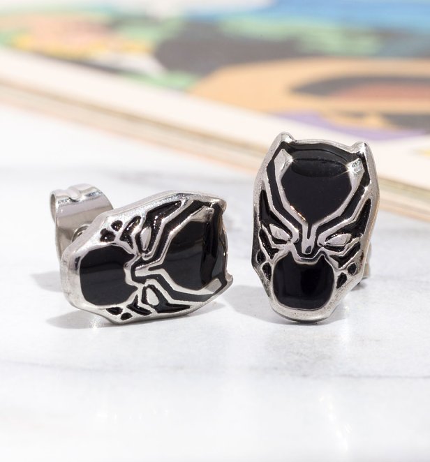 Marvel Comics Black Panther Stud Earrings