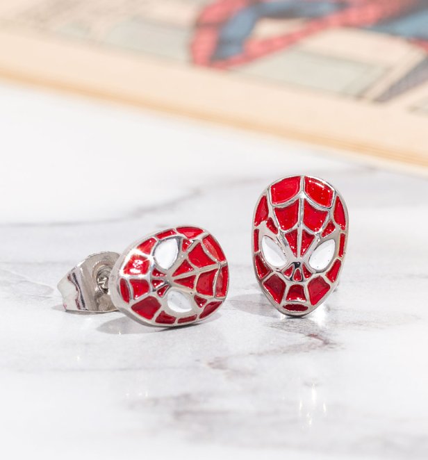 Marvel Comics Spider-Man Stud Earrings