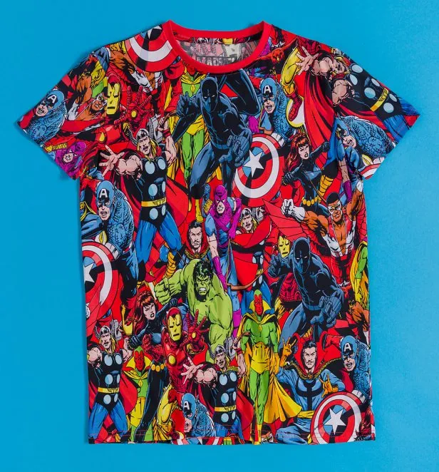 Avengers t shirt tesco outlet