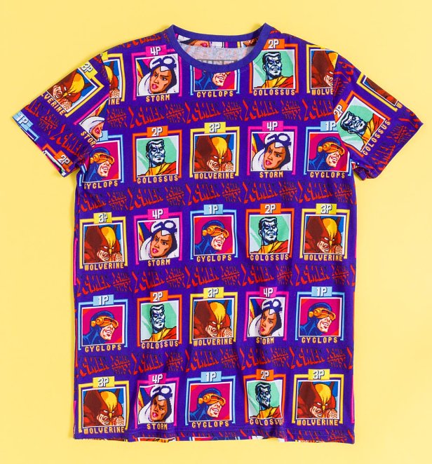 Marvel X-Men Game All Over Print T-Shirt from Cakeworthy