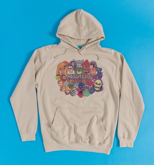 Masters Of The Universe Crowd Natural Stone Hoodie