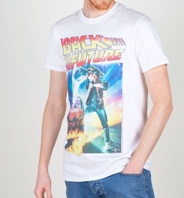 Men's Back to the Future Movie Poster T-Shirt Men's Back to the Future Movie Poster T-Shirt