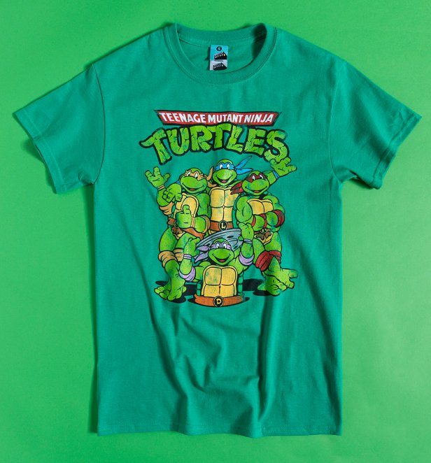 Classic Teenage Mutant Ninja Turtles Green T-Shirt