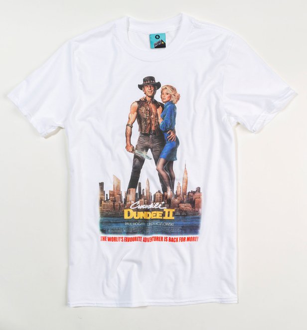 Crocodile Dundee II Movie Poster White T-Shirt
