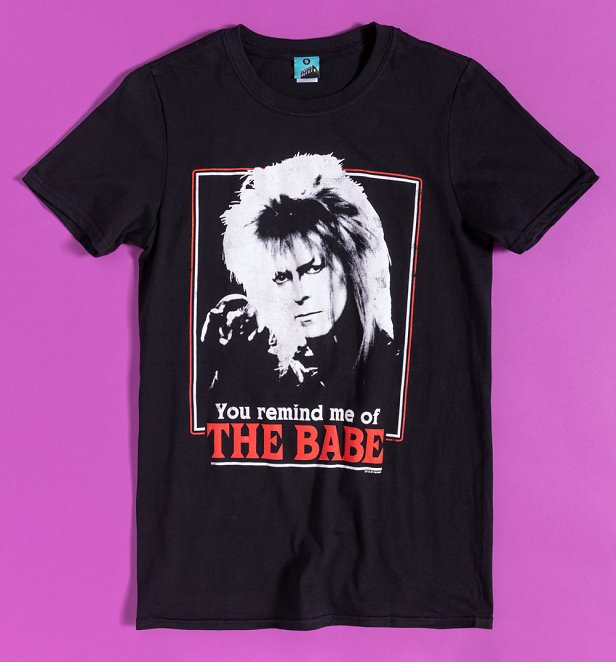 Labyrinth You Remind Me Of The Babe Black T-Shirt