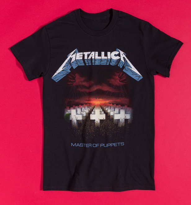 Metallica Master Of Puppets Black Hoodie – Front & Back Print, Men's Thrash Metal