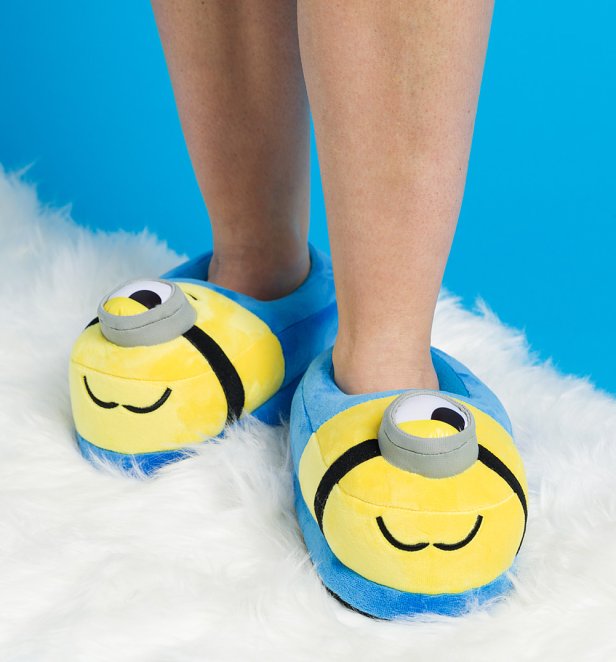 Minions Stuart 3D Plush Slippers Minions Stuart 3D Plush Slippers