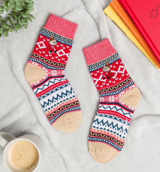 Moomin Fair Isle Little My Socks