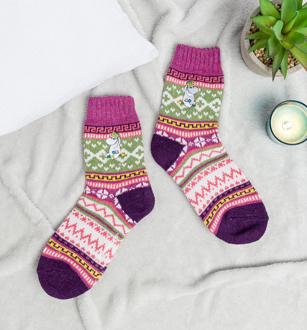 Moomin Fair Isle Snorkmaiden Socks