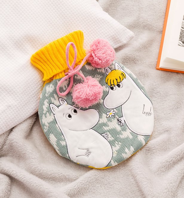 Moomin Floral Hot Water Bottle Moomin Floral Hot Water Bottle