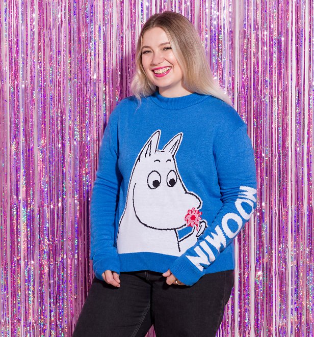 Moomin Knitted Blue Jumper Moomin Knitted Blue Jumper