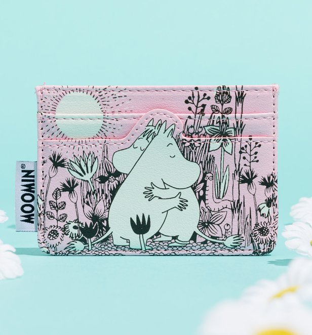 Moomin Love Pink Card Holder Moomin Love Pink Card Holder