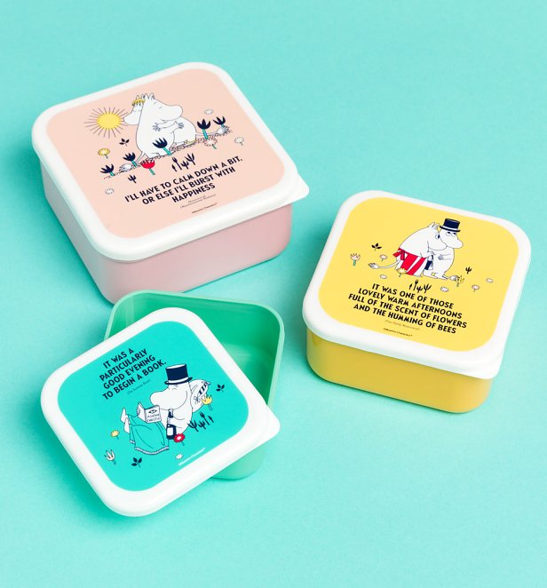 Moomin Set of Three Snack Boxes