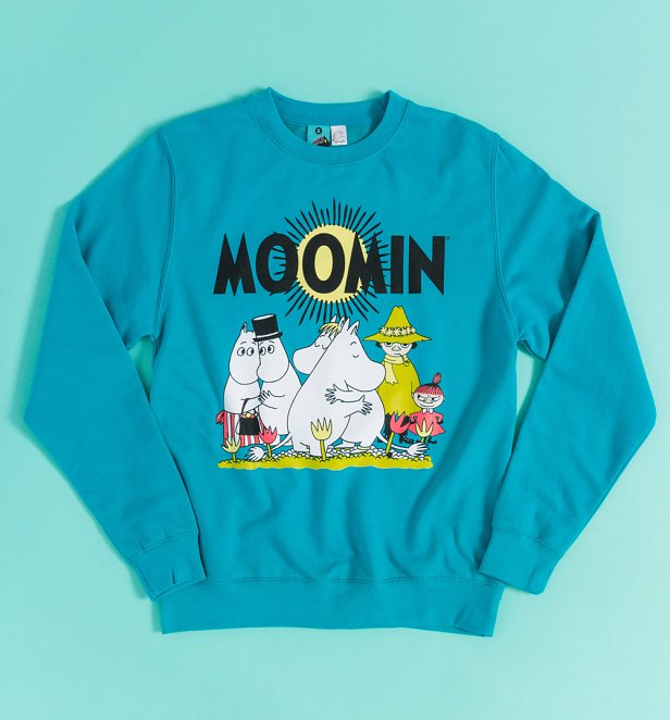 Moomin Sunshine Turquoise Sweater