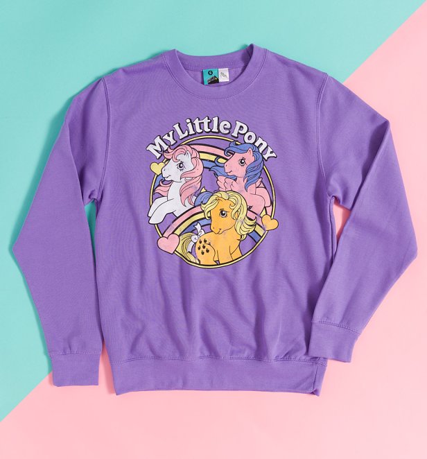 My Little Pony Rainbow Party Lavender Sweater My Little Pony Rainbow Party Lavender Sweater