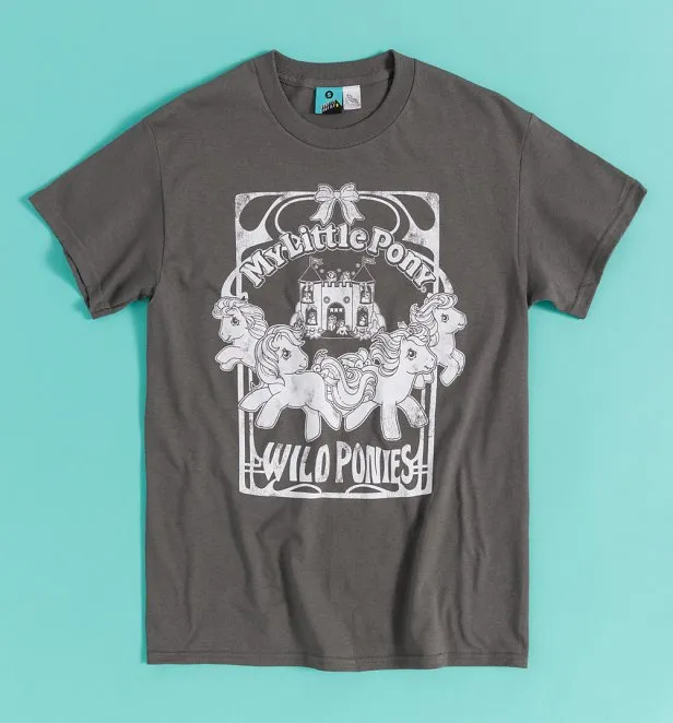 My Little Pony Wild Ponies Charcoal T-Shirt
