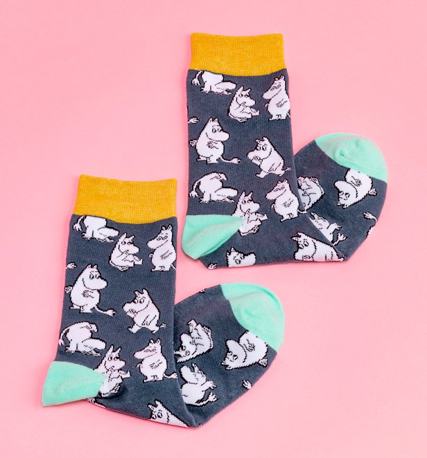 Navy Moomin Socks