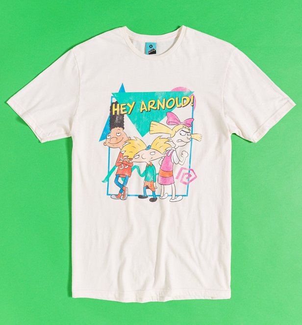 Nickelodeon Hey Arnold Retro Natural T-Shirt