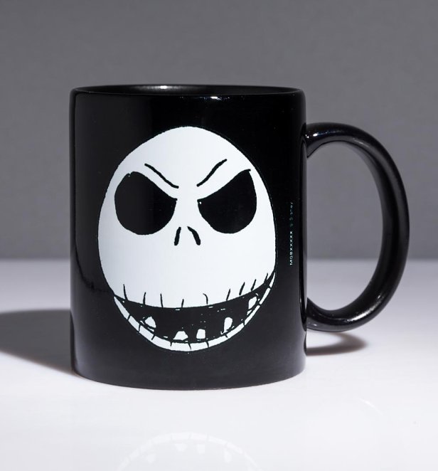 Disney The Nightmare Before Christmas Nightmare Before Coffee Black Mug