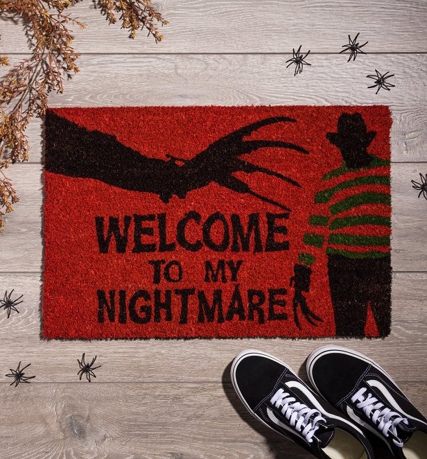 Nightmare On Elm Street Welcome To My Nightmare Door Mat
