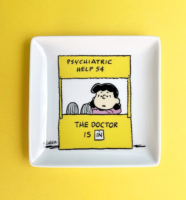 Peanuts Lucy Help Trinket Tray