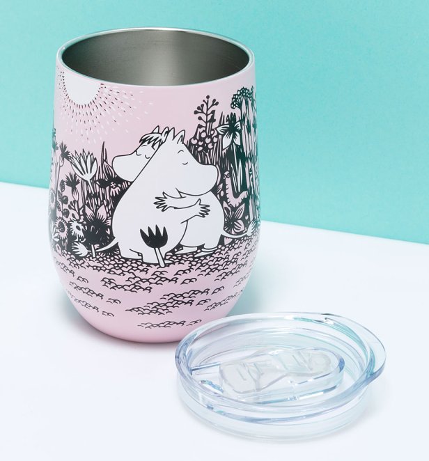 Pink Moomin Love Travel Cup from House Of Disaster