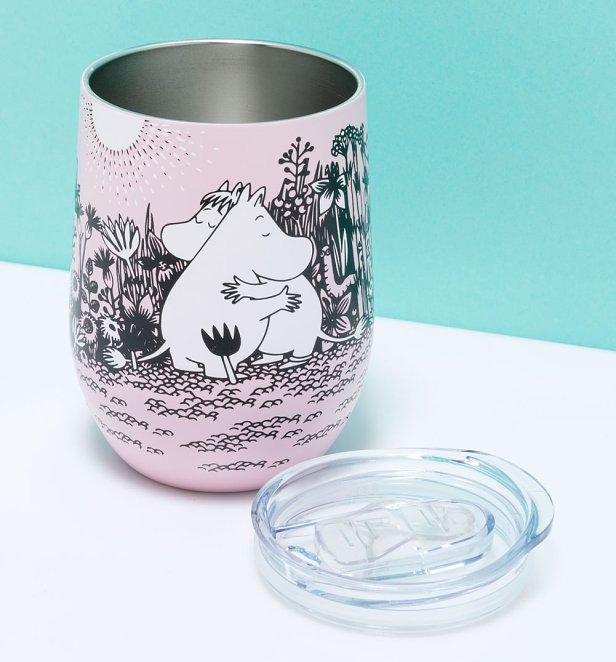 Pink Moomin Love Travel Cup from House Of Disaster Pink Moomin Love Travel Cup from House Of Disaster