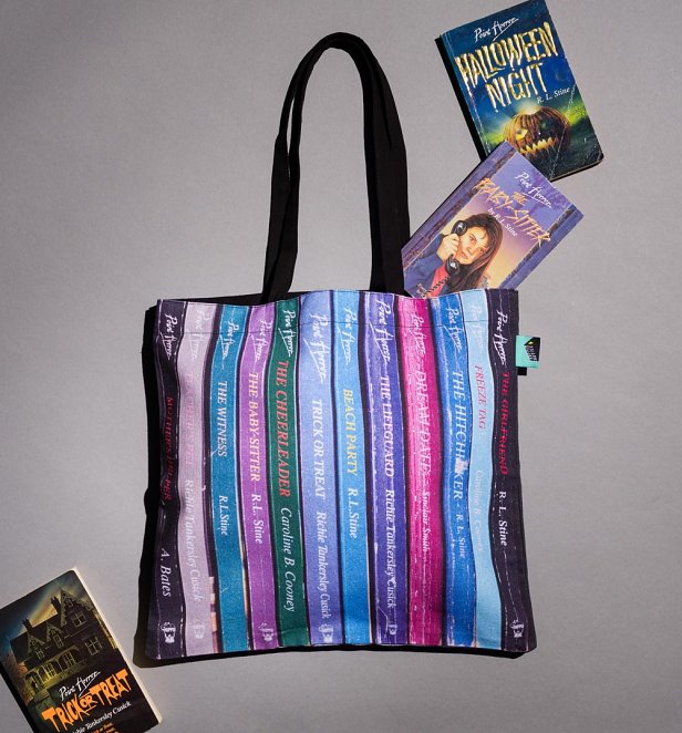 Point Horror Inspired Book Spines Tote Bag