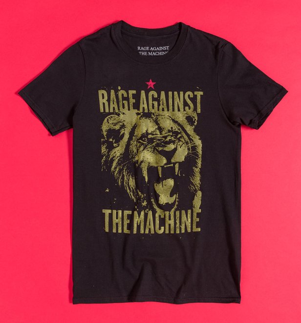Rage Against The Machine Pride Black T-Shirt Rage Against The Machine Pride Black T-Shirt