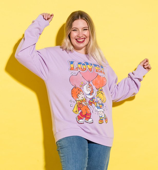 Rainbow Brite Love Orchid Sweater Rainbow Brite Love Orchid Sweater
