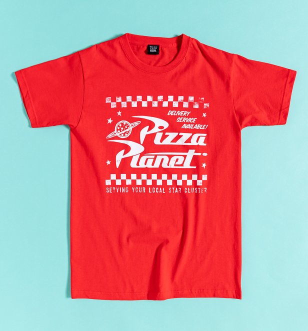 Red Disney Toy Story Pizza Planet T-Shirt