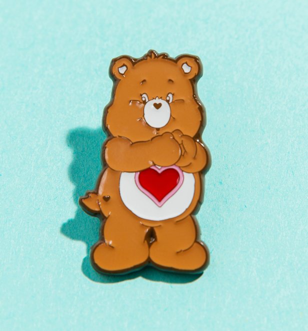 Retro Care Bears Tenderheart Bear Pin Badge