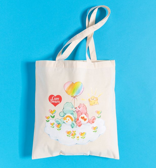 Retro Care Bears Tote Bag