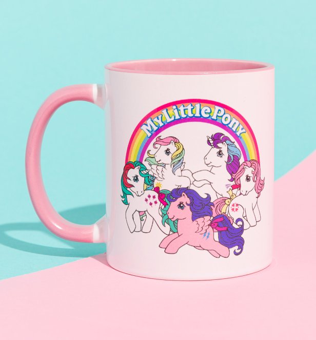 Retro My Little Pony Mug with Pink Handle