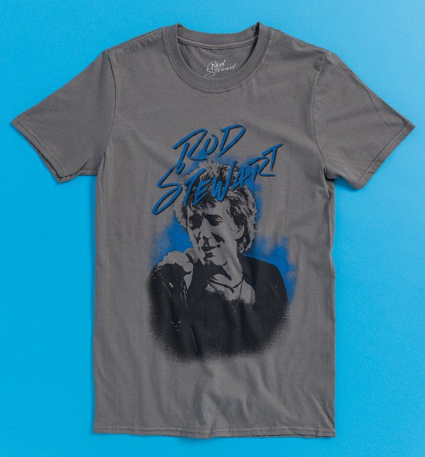 Rod Stewart Charcoal T-Shirt Rod Stewart Charcoal T-Shirt