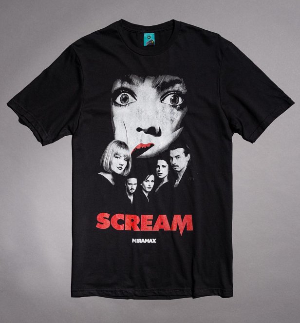 Scream Movie Poster Black T-Shirt