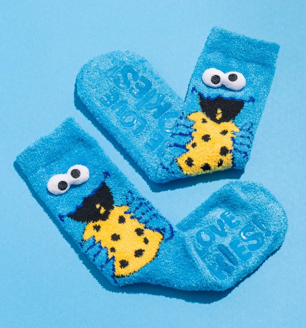 Sesame Street Cookie Monster Cosy Socks
