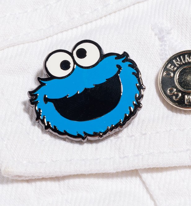 Sesame Street Cookie Monster Pin Badge
