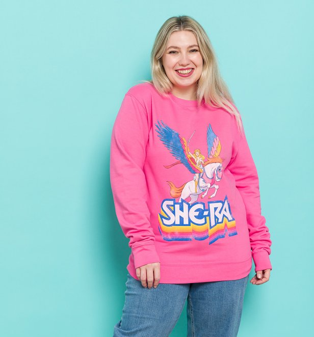 She-Ra And Swiftwind Pink Sweater She-Ra And Swiftwind Pink Sweater