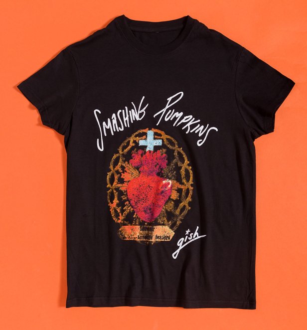 Smashing Pumpkins Souvenir Black T-Shirt Smashing Pumpkins Souvenir Black T-Shirt
