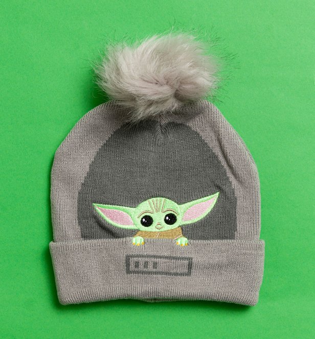 Star Wars Mandalorian Child Knitted Bobble Hat