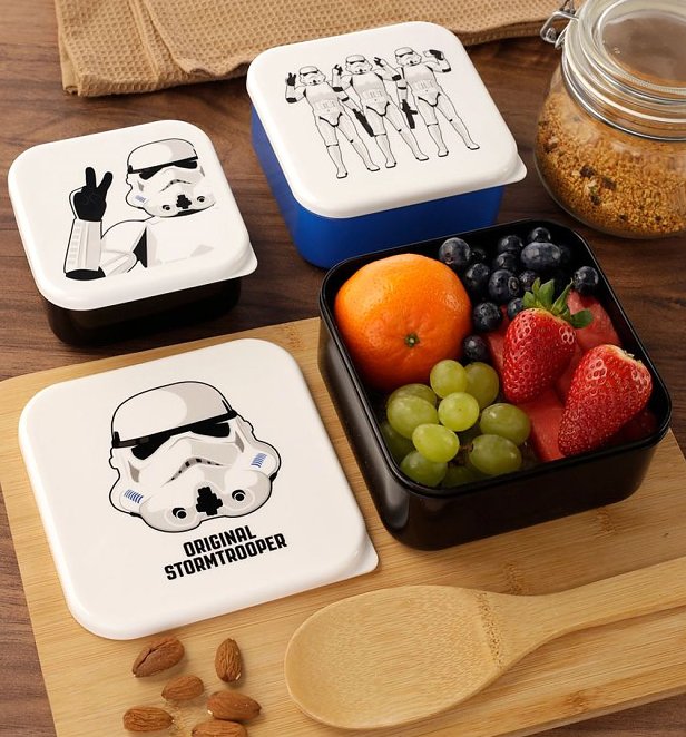 Star Wars Stormtrooper Poses Set of Three Snack Boxes Star Wars Stormtrooper Poses Set of Three Snack Boxes