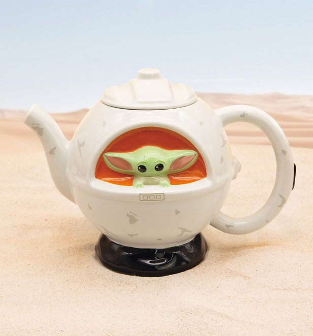 Star Wars The Mandalorian Grogu Carriage Teapot