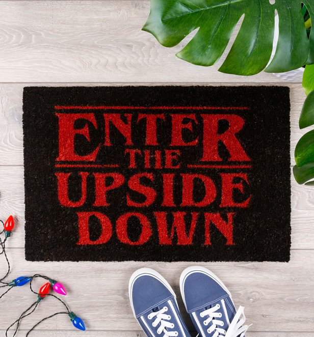 Stranger Things Enter The Upside Down Door Mat Stranger Things Enter The Upside Down Door Mat