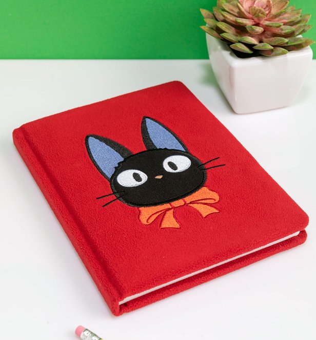 Studio Ghibli Kiki's Delivery Service Jiji Plush Notebook Studio Ghibli Kiki's Delivery Service Jiji Plush Notebook