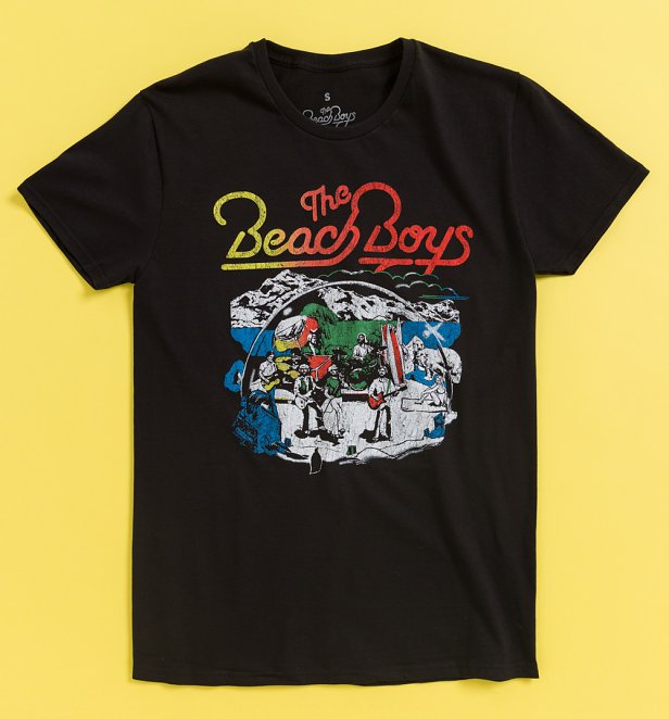 The Beach Boys Live Drawing Black T-Shirt