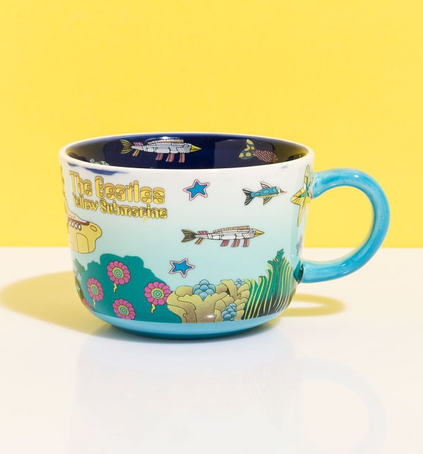 The Beatles Yellow Submarine Hidden 3D Submarine Mug