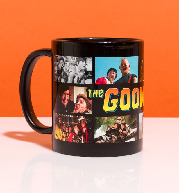 The Goonies Movie Screenshot Black Mug