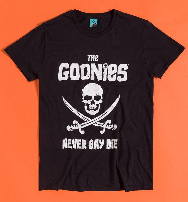 The Goonies Never Say Die Black T-Shirt
