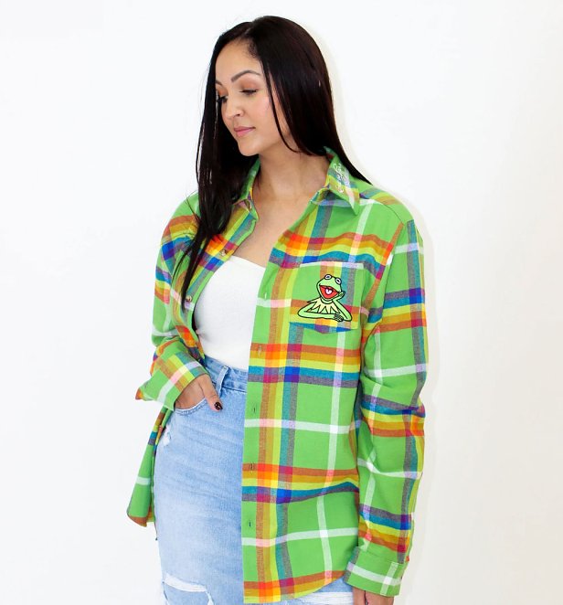 The Muppets Kermit Flannel Shirt from Cakeworthy